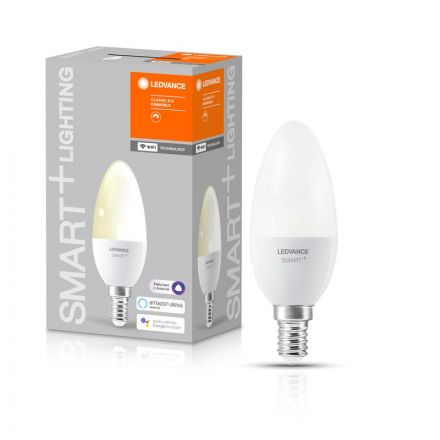 Лампа светодиодная диммируемая LEDVANCE SMART+ свеча, 5Вт (замена 40 Вт), 2700&6500К