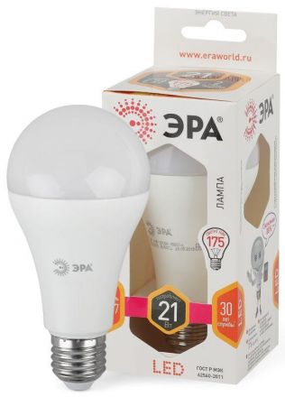 Лампа светодиодная LEDA65-21W-827-E27(диод,груша,21Вт,тепл,E27)