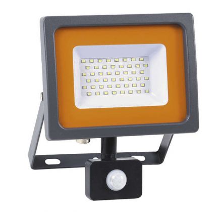 Прожектор светодиодный ДО-30Вт SMD 6500К 2550 Лм датчик движения SMD