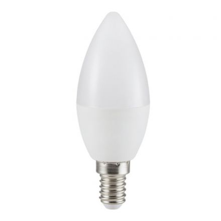 Лампа светодиодная LED 10вт Е14 белый матовая свеча