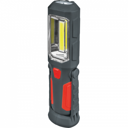 Фонарь светодиодный NPT-W06-3AA 0.5Вт LED+3Вт COB LED пластик