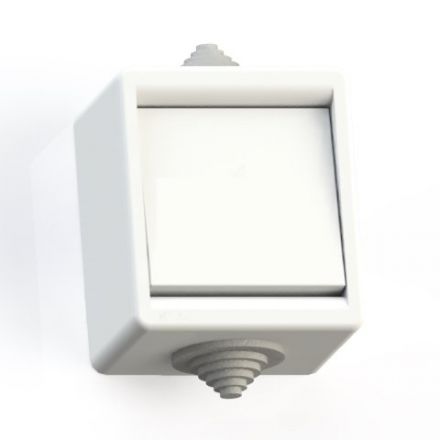 Выключатель одноклавишный открытой установки IP44 10А А110-015
