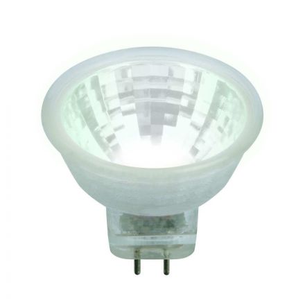 Лампа светодиодная, 220V. Прозрачная. Белый свет (4000K). Картон. ТМ Uniel.LED-MR11-3W/NW/GU4/220V GLZ21TR