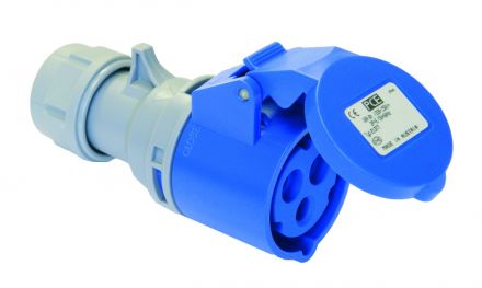 Розетка кабельная 16А/230V/1P+N+E/IP44