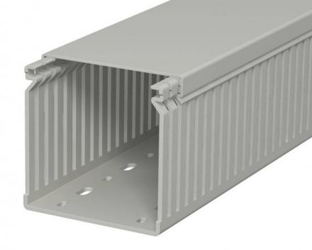 Распределительный кабельный канал LK4 80x80x2000 мм (ПВХ, серый)