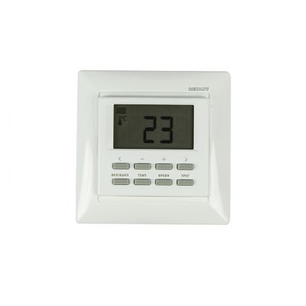 Терморегулятор программируемый RX-527H, белый, совместим с Legrand серии Valena