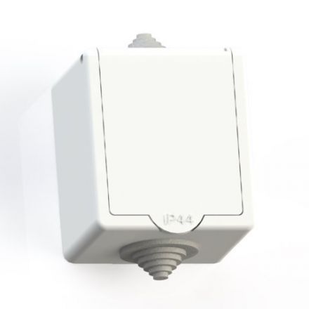 Розетка 1 пост наружная РА16-660 с заземлением IP44