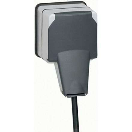 Plexo Розетка 2P+T 16A наружная IP66