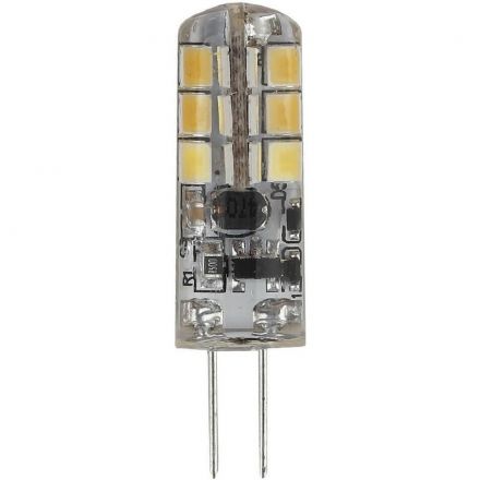 Лампа светодиодная LED 1.5Вт JC 2700К G4 теплый капсула 12V