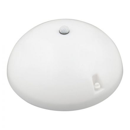ULW-K20B 8W/6000K SENSOR IP54 WHITE Светильник светодиодный влагозащищенный, с датчиком движения. Круг. Дневной белый свет (6000K). 600Лм. Диаметр 220мм. Корпус белый. ТМ Uniel.