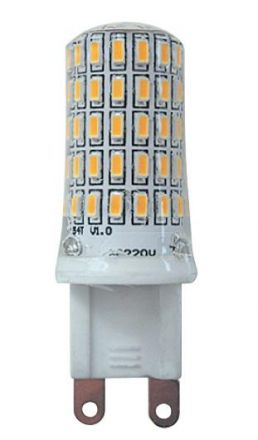 Лампа светодиодная LED 7Вт G9 400Лм 220V/50Hz теплый