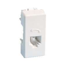 Розетка телефонная RJ-11, S27, сл.кость