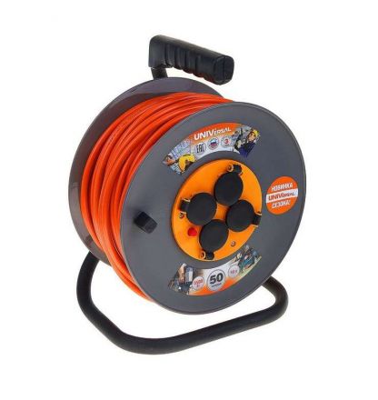 Удлинитель силовой 4х50м ПВС 3х1.5 16А IP44 ВЕМ-250