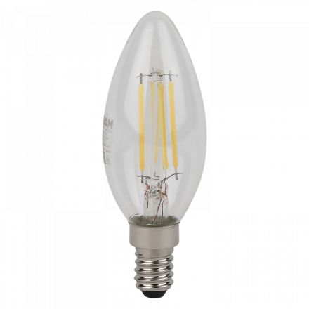 Лампа светодиодная филаментная LED Star Свеча 4Вт (замена 40Вт), 470Лм, 6500К, цоколь E14 OSRAM