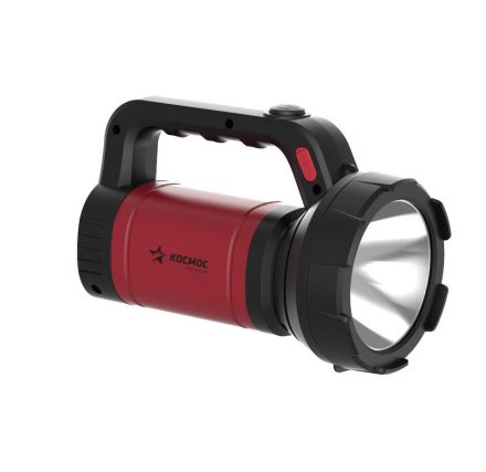 Фонарь-прожектор аккумуляторный KOSAc8005WLith,  5W LED, аккум. 3,7V  2,4 ah, 350Lm - 5 часов, 100m - 18 часа, Космос
