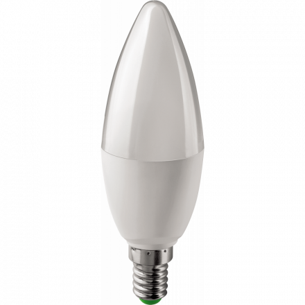 Лампа светодиодная LED 10вт E14 теплый матовая свеча PROMO