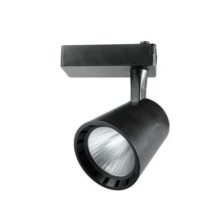 Светильник светодиодный трековый на шинопровод ДПО- 15w 4000K 24° BL (чёрный) IP40 jazzway