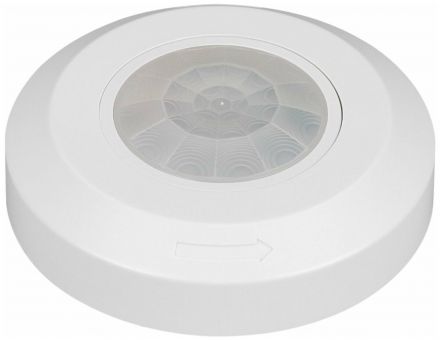 Датчик движения PRIME-PIR-SURFACE-R76-200W (230V, 0.87A, SLIM, IP20) (ARL, Пластик)