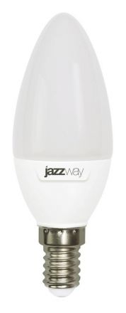 Лампа светодиодная LED 11Вт 230Вт E14 теплый матовый свеча Jazzway