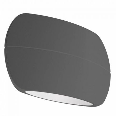 Светильник SP-WALL-VASE-S140x88-2x3W Warm3000 (GR, 120 deg, 230V) (ARL, IP54 Металл, 3 года)