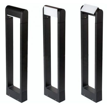 Светильник LGD-PATH-FRAME-ROTARY-H650-6W Warm3000 (BK, 111 deg, 230V) (ARL, IP65 Металл, 3 года)