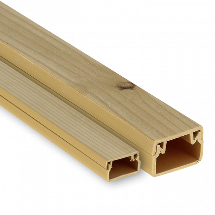 Канал кабельный 40х16 (свет. дерево) EKF-Plast