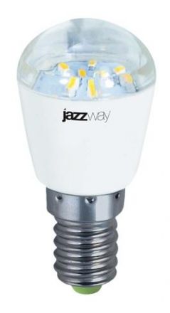 Лампа светодиодная LED 2Вт Т26 Е14 холодный прозрачная (для холодильника)