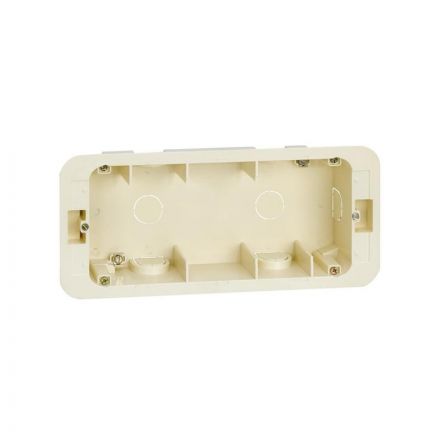 Коробка для внутреннего монтажа 1-рядной рамки с суппортами, 236х96х50,5мм