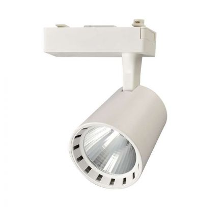 Светильник светодиодный трековый на шинопровод ДПО- 15w 4000K 24° WH (белый) IP40 jazzway