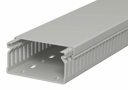 Распределительный кабельный канал LK4 40x80x2000 мм (ПВХ, серый)