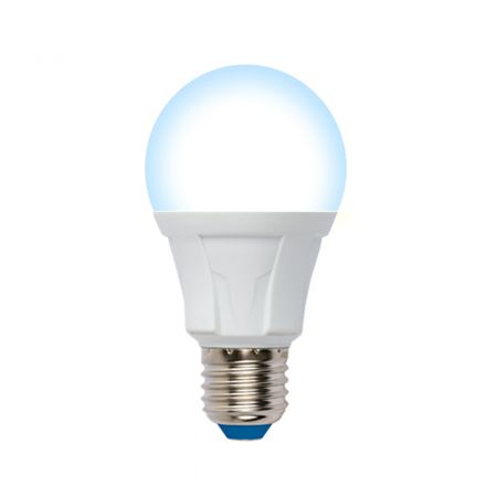 LED-A60 12W/6500K/E27/FR/DIM PLP01WH Лампа светодиодная, диммируемая. Форма «А», матовая. Серия Яркая. Дневной свет (6500K). Картон. ТМ Uniel.