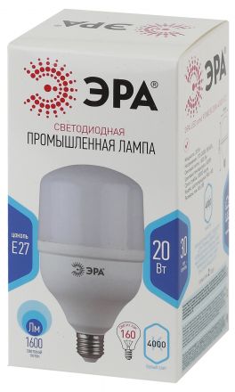 Лампа светодиодная LED 20Вт E27 4000K Т80 колокол 1600Лм нейтр