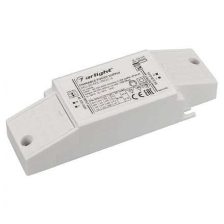 Блок питания ARJ-20-PFC-TRIAC-A (20W, 350-500mA) (ARL, IP20 Пластик, 5 лет)