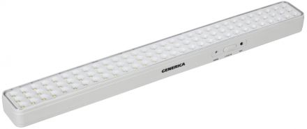 Светильник светодиодный аккумуляторный ДБА 1090 непостоянного действия 90LED 6ч 9Вт GENERICA