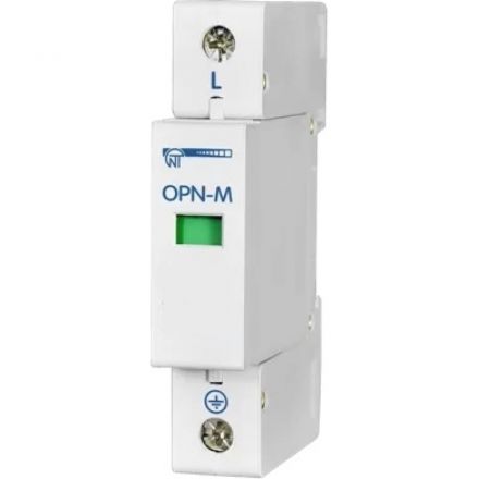 Ограничитель перенапряжения 1 модуль 380В In5kA OPN-M (1S)5kA