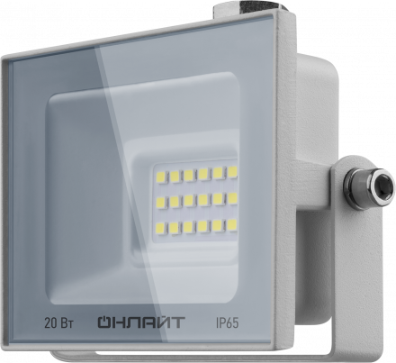 Прожектор светодиодный ДО-20w OFL-20-6K-WH-IP65-LED