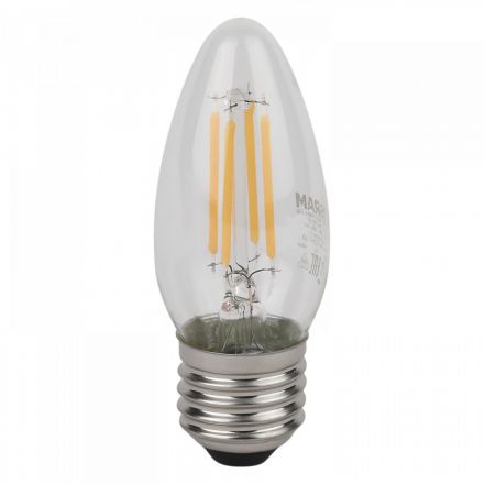 Лампа светодиодная филаментная LED Star Свеча 4Вт (замена 40Вт), 470Лм, 6500К, цоколь E27 OSRAM