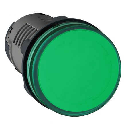 Лампа сигнальная зеленая LED 220В DC