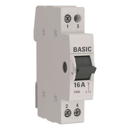 Переключатель трехпозиционный 1P 16A Basic