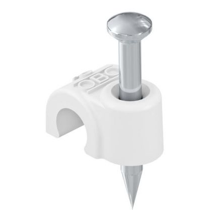 Крепежная скоба с гвоздем 6mm, L35
