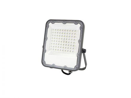 Прожектор светодиодный ДО-50 Вт 5500 Лм 6500К IP65 200-240 В LED угол светораспределения 80° -40... +50°С литой алюминий с антикоррозийным покрытием  линзовый модуль Jazzway