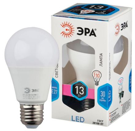 Лампа светодиодная LED A60-13W-840-E27(диод,груша,13Вт,нейтр,E27)