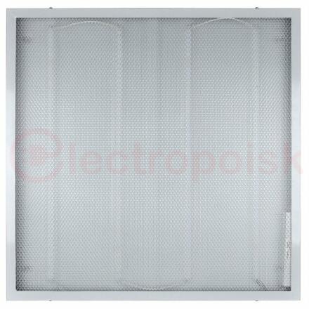 ULP-Q105 6060-36W/4000K WHITE (A) Светильник светодиодный потолочный универсальный. Белый свет (4000K). Рассеиватель «призма». Встроенный и/п. Корпус белый. ТМ Volpe.