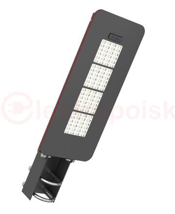 Светильник LED ТОПОЛЬ М (ДКУ) 75Вт 7500Лм 5,0К КСС Ш IP67 консольный бело-алюминиевый