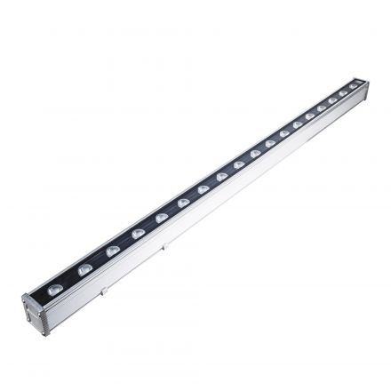 Прожектор светодиодный линейный ULF-L52-18W/RGB/L100 220V IP65 SILVER 1000мм RGB Алюминий