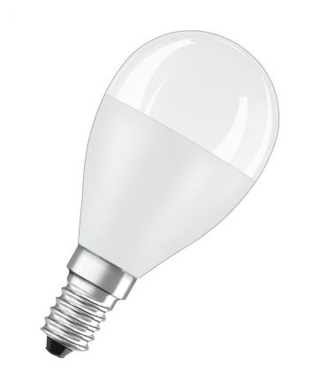 Лампа светодиодная LED 10 Вт E14 6500К 800Лм шарик 220 В (замена 75Вт) OSRAM