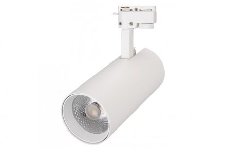 Светильник трековый LGD-GERA-2TR-R90-30W Day4000 (WH, 24 deg, 230V) (ARL, IP20 Металл, 5 лет)