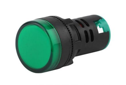Лампа AD22DS(LED)матрица d22мм зеленый 24В AC/DC