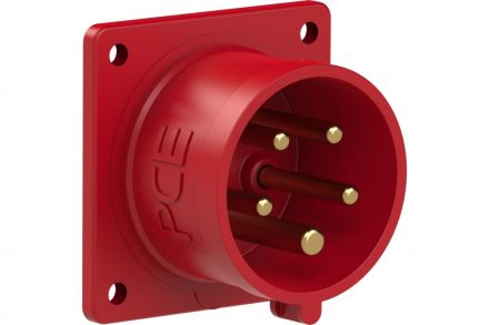 Вилка встраиваемая 32А/400V/3P+N+E/IP44