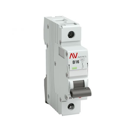 Выключатель автоматический AV-6 1P 16A (B) 6kA AVERES